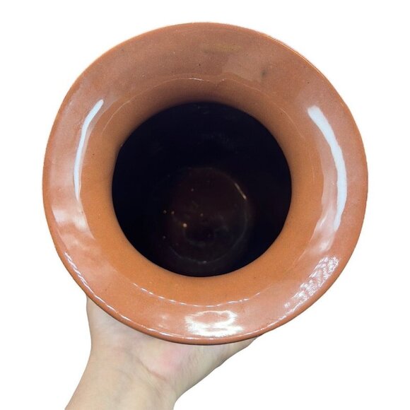 Large Talavera Tonala Vase Vessel Multicolor Pottery Signed F Guerrero G Mexico - Picture 7 of 15